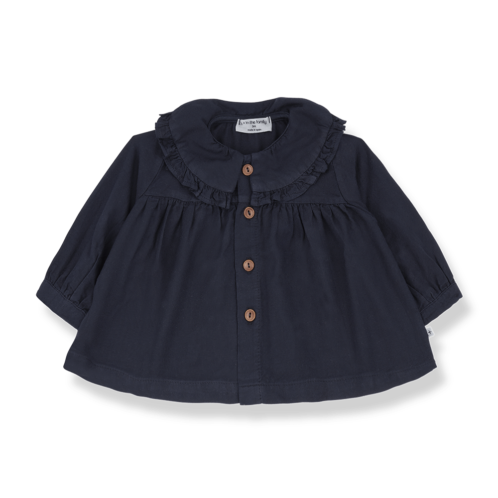 1+ In The Family | Blouse Jade | Donkerblauw -