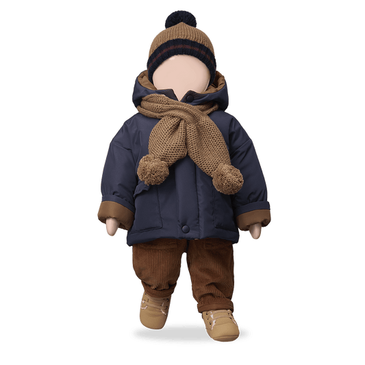 1+ In The Family | Gewatteerde Jas Oskar | Donkerblauw -