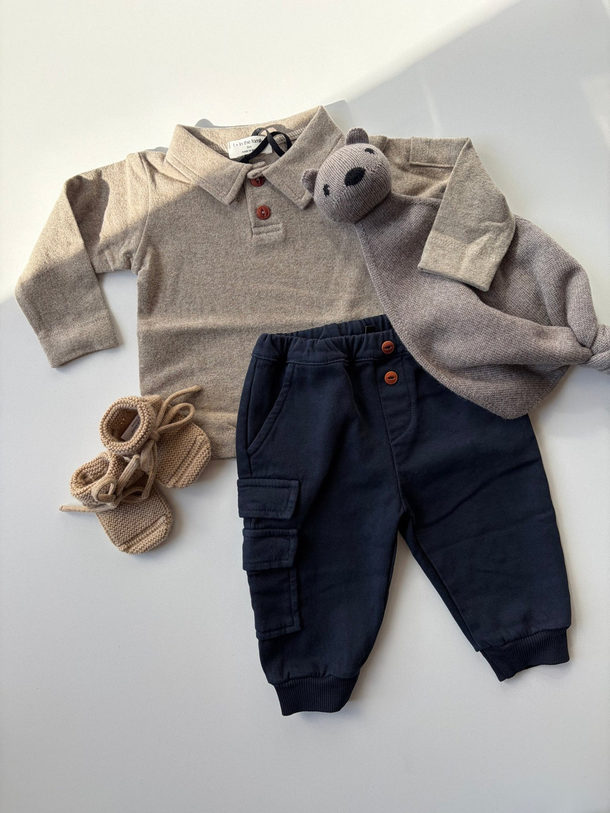1+ In The Family | Longsleeve Polo Osimo | Canapa -