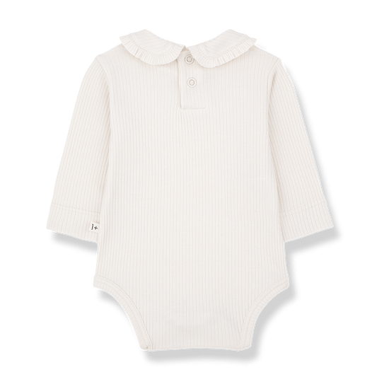 1+ In The Family | Newborn Romper Nina | Ecru -