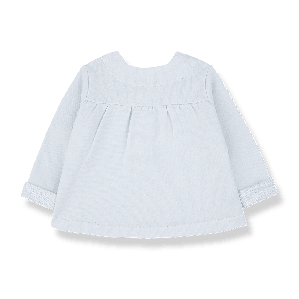 1+ In The Family | Newborn vestje Salonica | Misty Blue -