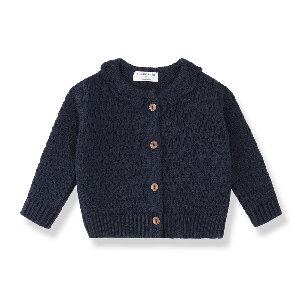1+ In The Family | Vest Nimes | Blauw -