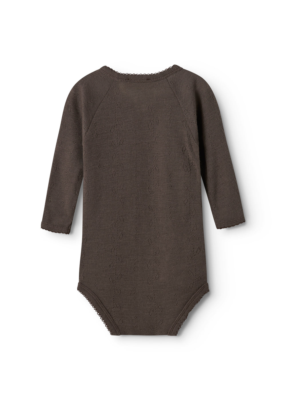 MarMar | Belita Pointelle Overslagromper Wol | Terre