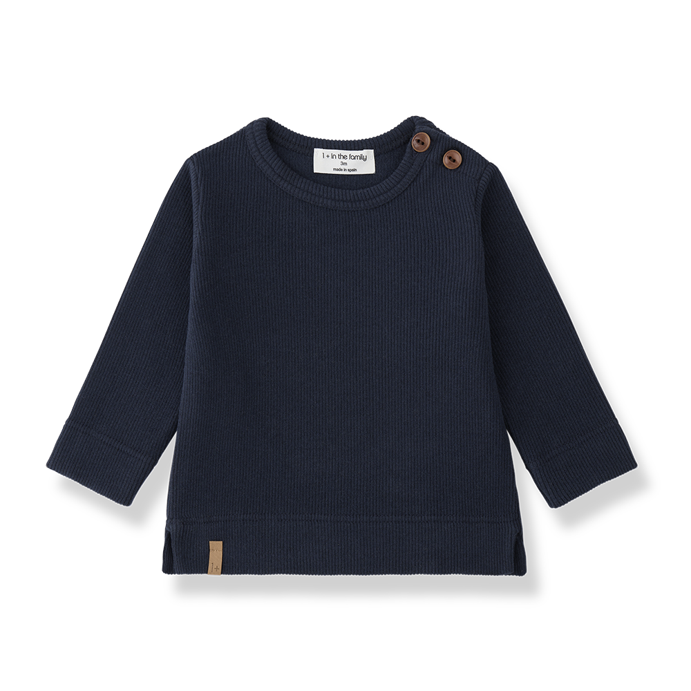 1+ In The Family | Longsleeve Pesaro | Blauw