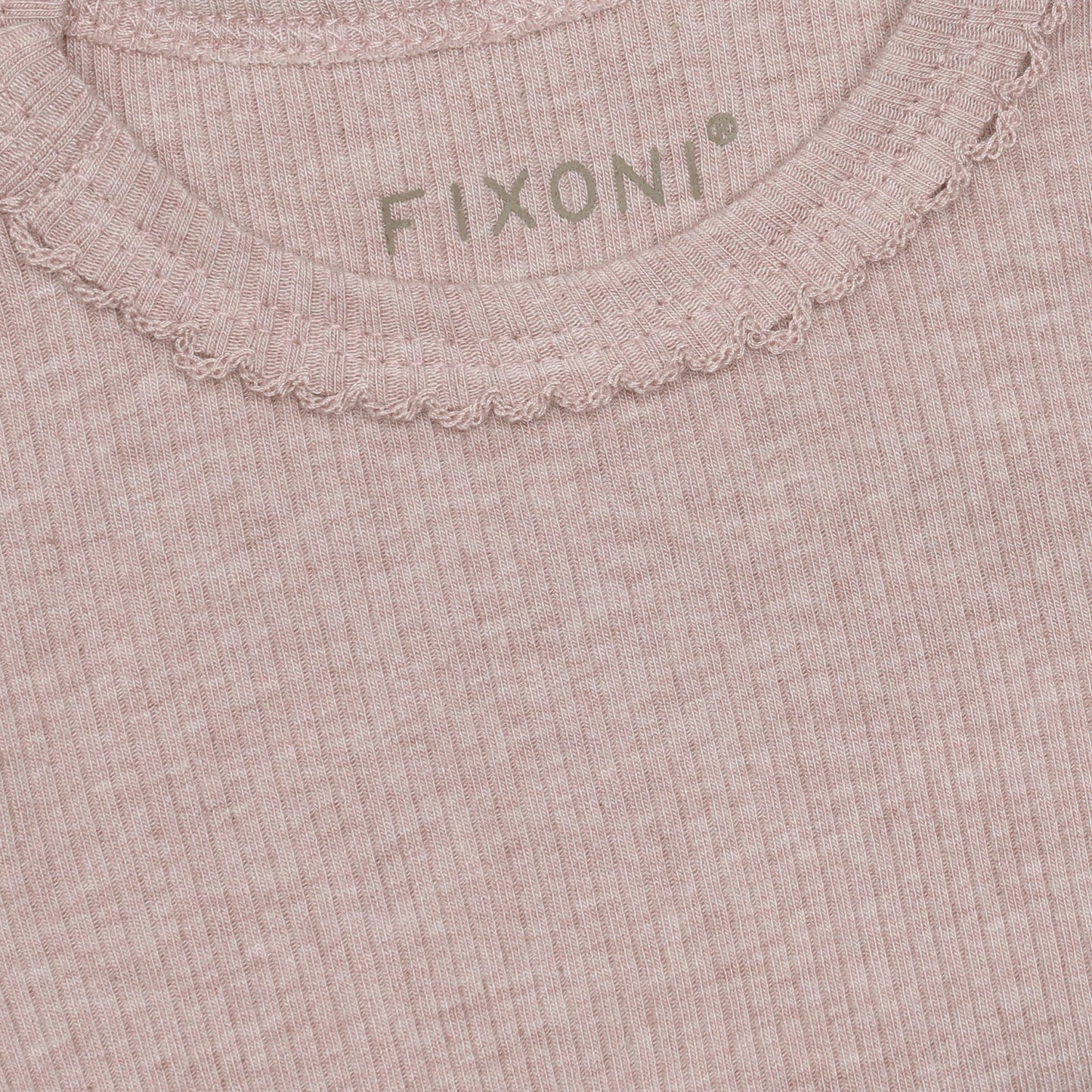 Fixoni | Longsleeve Rib Melange | Roze