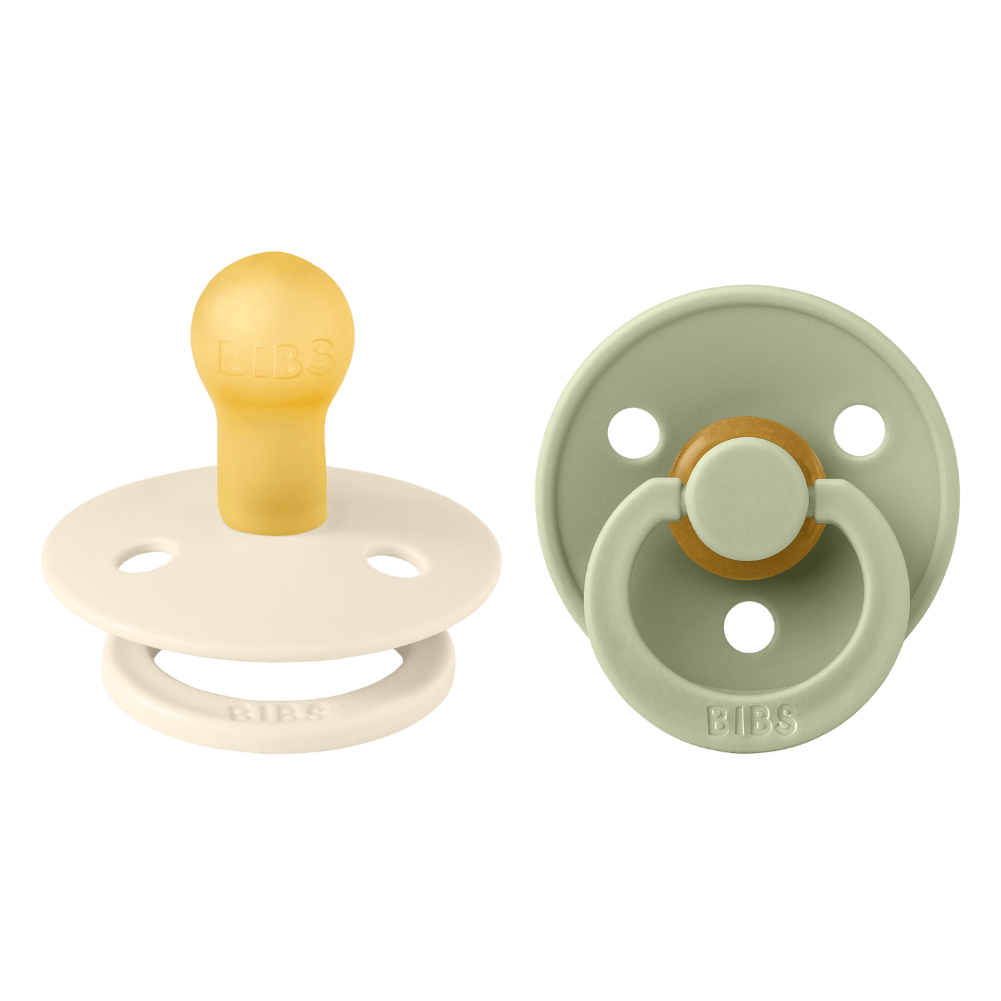 BIBS | Colour Fopspeen 2 - pack | Ivory Sage | Maat 1 -