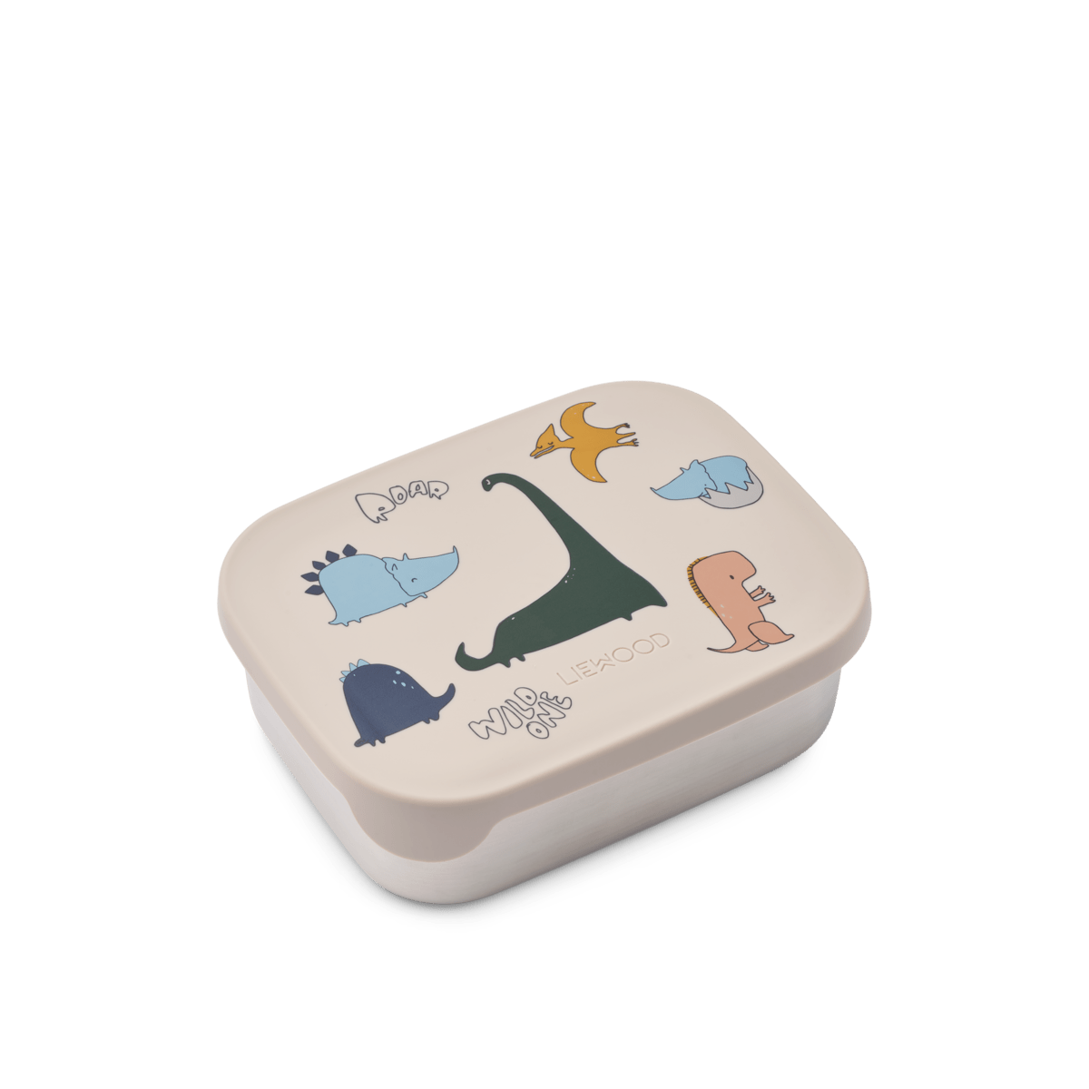 Liewood | Arthur RVS Lunchbox | Dino - 5715493575595