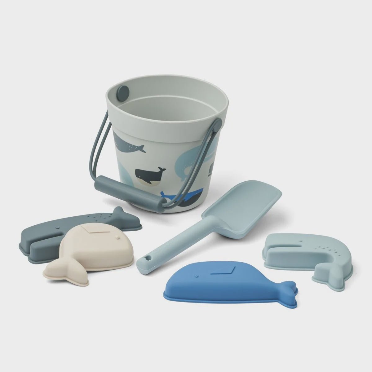 Liewood | Dante Strandset | Whales / Cloud Blue -