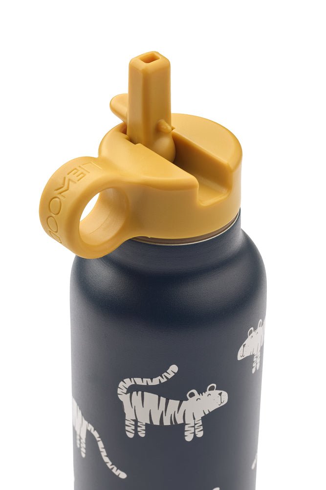Liewood | Falk RVS Thermosfles 500 ml | Tiger Classic Navy - 5715493553517