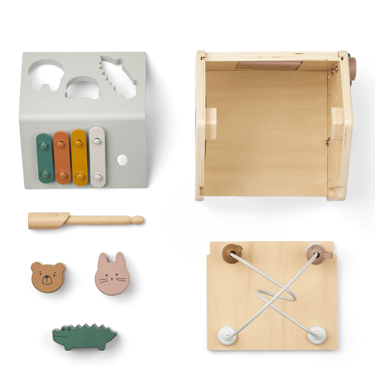 Liewood | Lucas Acitivteitenkubus | Tuscany Rose Multi Mix - 5715493531997