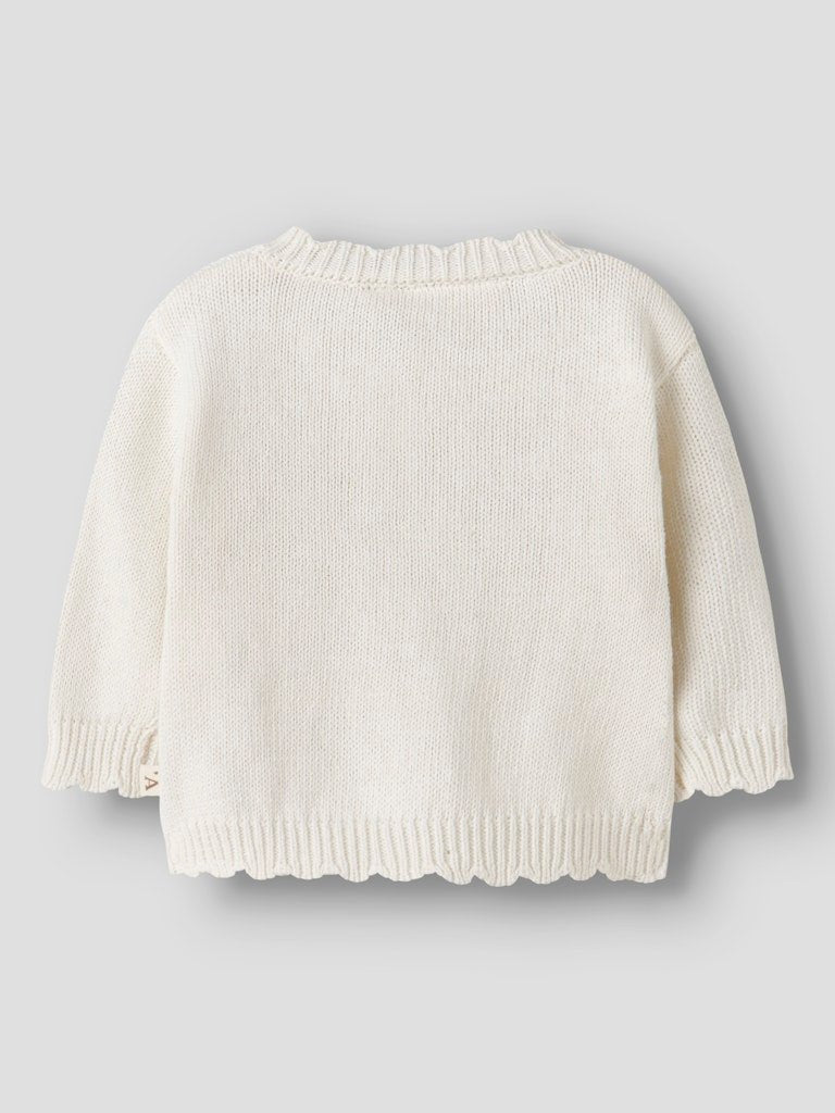 Lil' Atelier | Dola Gebreid Vest | Coconut Milk - 5715829603541