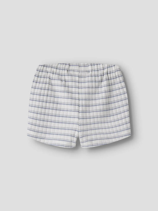Lil' Atelier | Haldur Loose Baby Short | Coconut Milk Dusty Blue -