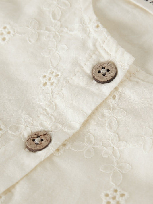 Lil' Atelier | Hosa Blouse Baby | Coconut Milk - 5715866076674
