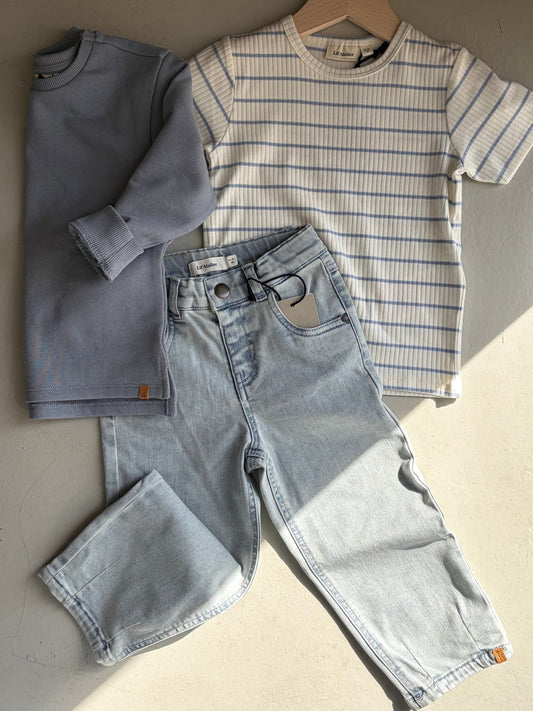 Lil' Atelier | Kail Top | Coconut Milk Zen Blue - 5715867920976