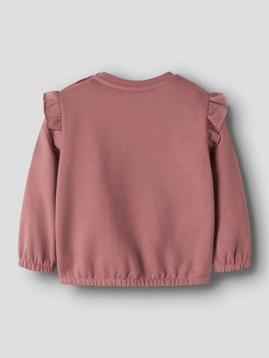 Lil' Atelier | Kilano Loose Sweater Baby | Withered Rose - 5715946513068