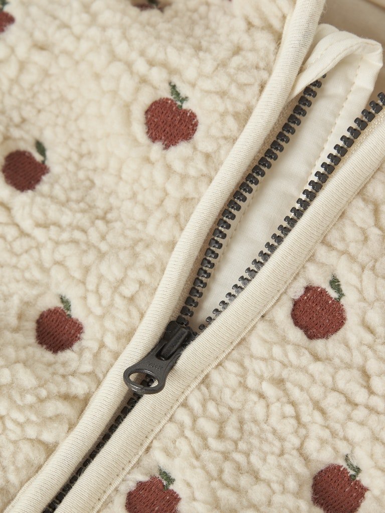 Lil' Atelier | Nalo Sia Loose Sherpa Jack Baby | Turtledove Apples - 5715833894317