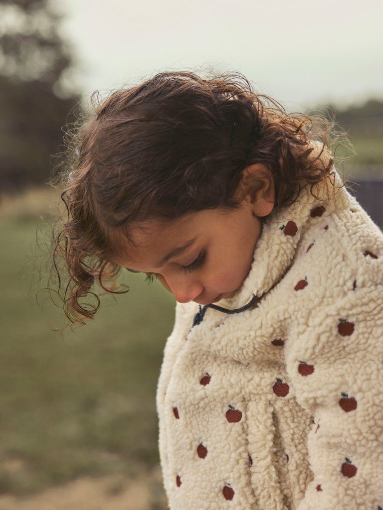 Lil' Atelier | Nalo Sia Sherpa Jas | Turtledove Apples - 5715833957913