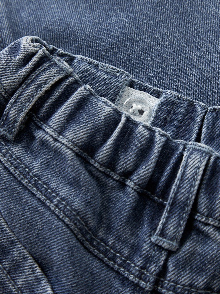 Lil' Atelier | Nobello Baggy Jeans Baby | Dark Blue Denim -