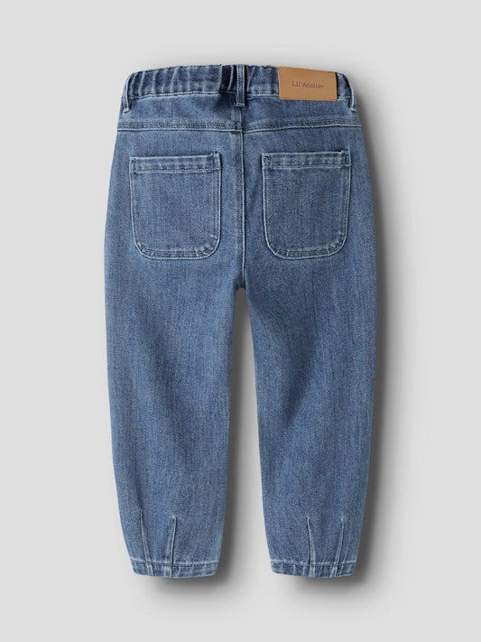 Lil' Atelier | Obello Baggy Jeans | Dark Blue Denim - 5715905168094