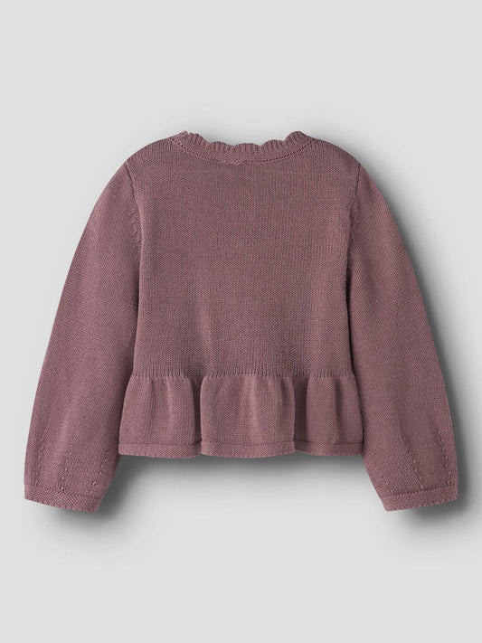 Lil' Atelier | Ramla Gebreid Vest | Rose Taupe - 5715909596053