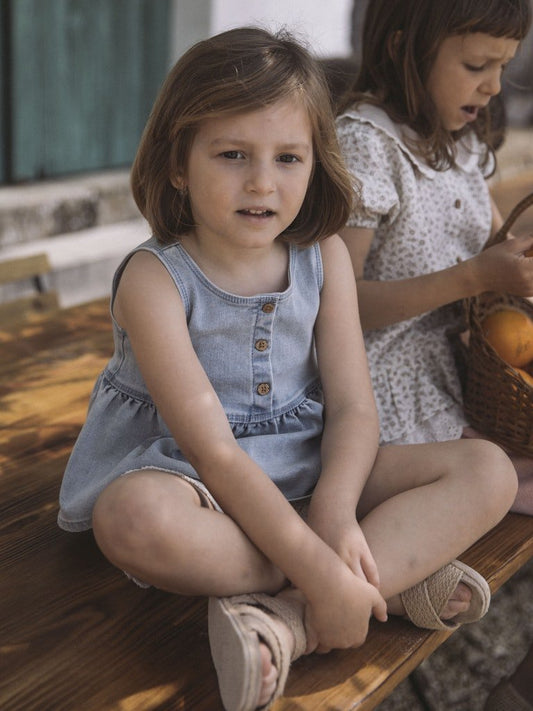 Lil'Atelier | Frances Loose top | Light Blue Denim -