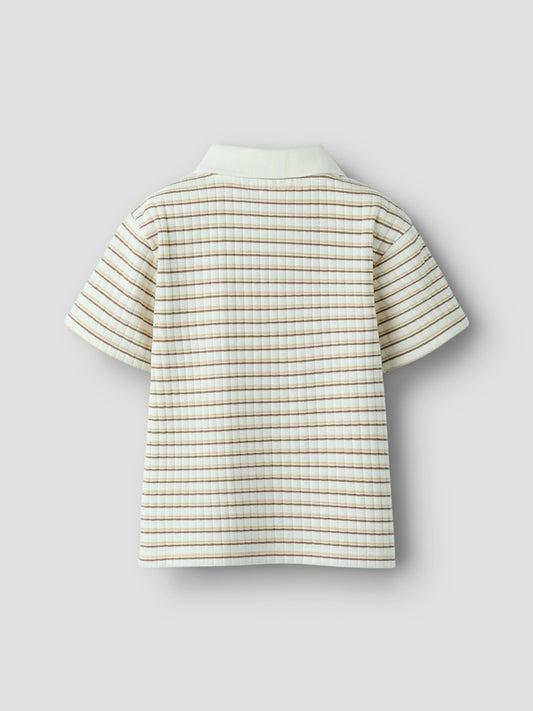 Lil'Atelier | Haldur Loose Polo | Coconut Milk - 5715866123828