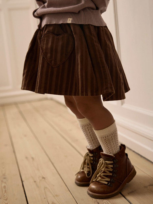 Lil'Atelier | Ros Corduroy Rok | Partridge - 5715911942794