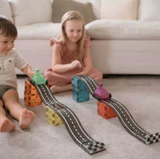 Magna - Tiles | DownHill Duo Magnetische Tegels | 40 stuks | Multi Color -