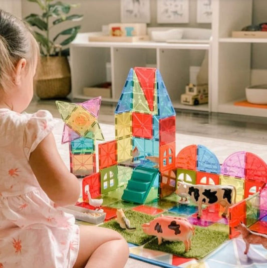 Magna - Tiles | Metropolis Magnetische Tegels | 110 stuks | Multi Color -