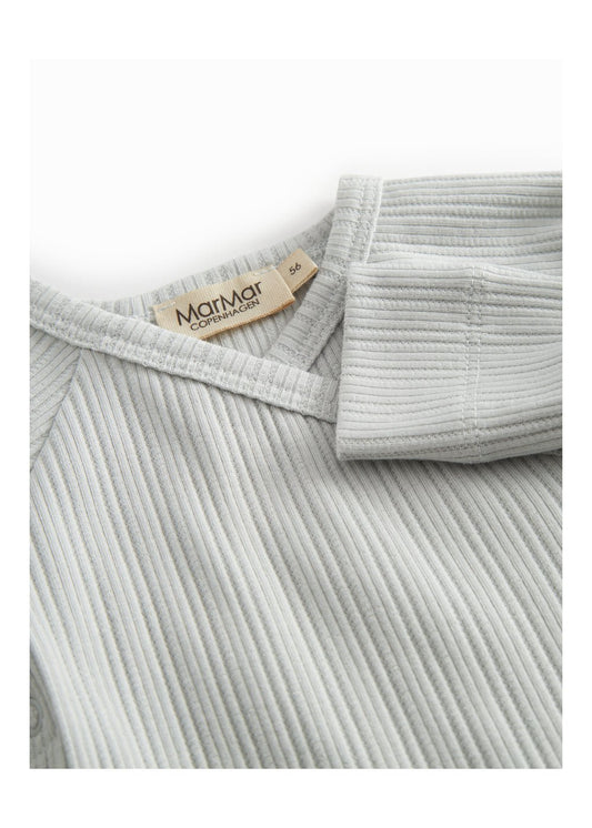 MarMar | Tut Wrap Longsleeve Pointelle Rib | Morning Dew - 5715522341238
