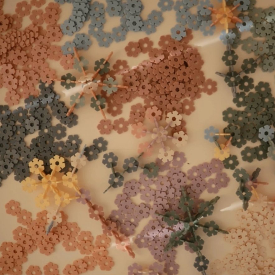 Mushie | Bouwset Hex | 100 stuks | Multi -