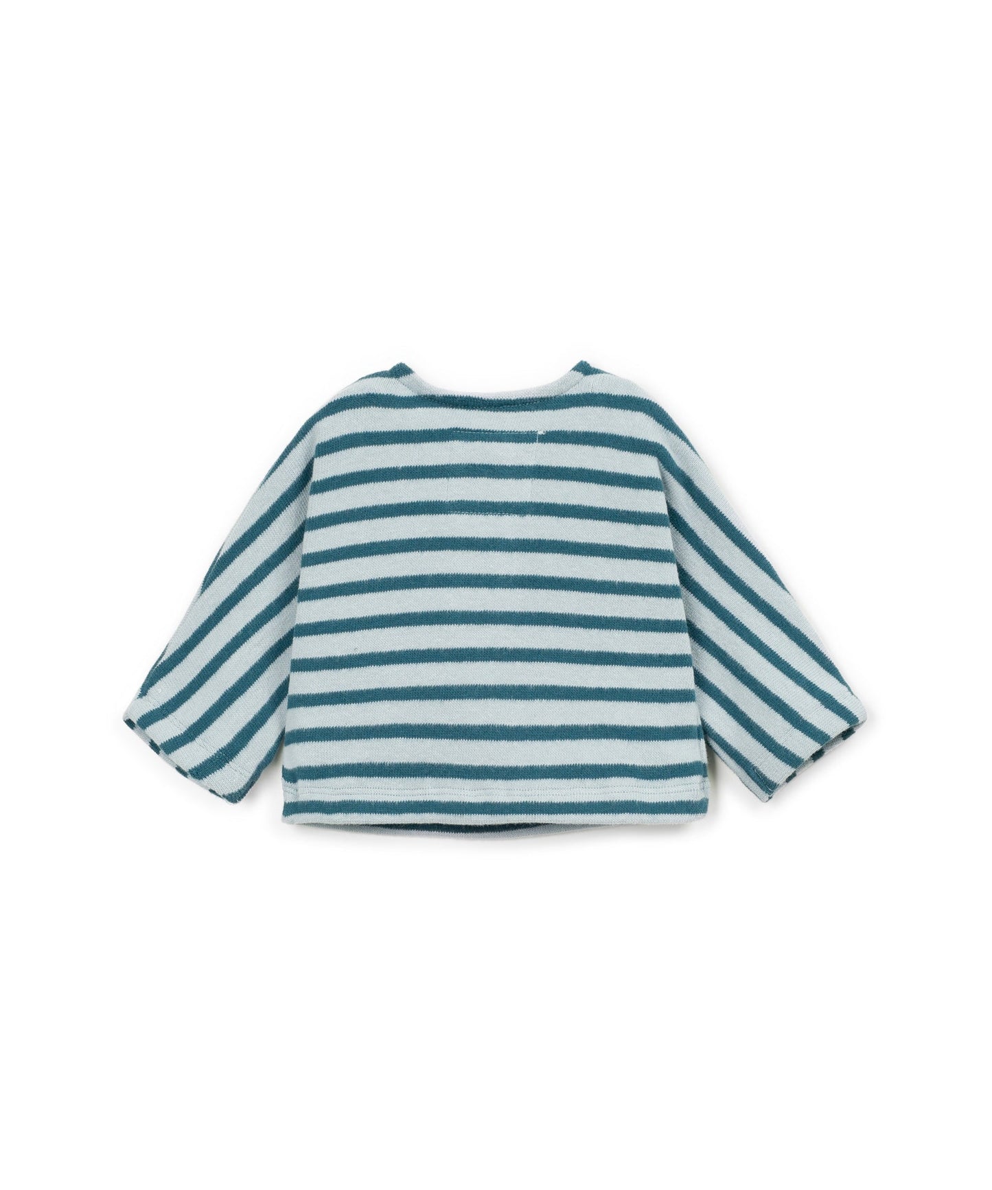 Play Up | Gestreepte Jersey Sweater Newborn | Cyanotype - 5608838655567