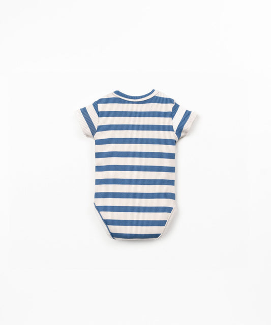 Play Up | Gestreepte Rib Romper | Lisboa -