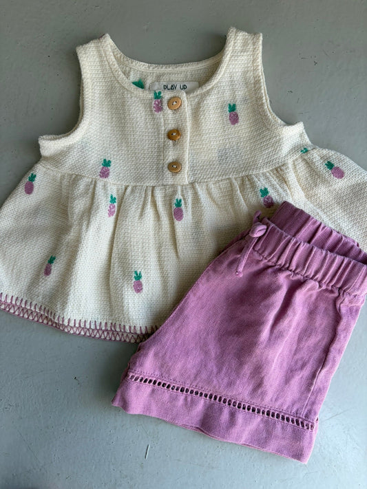 Play Up | Geweefde Top Ananas | Bio Resin - 66615626