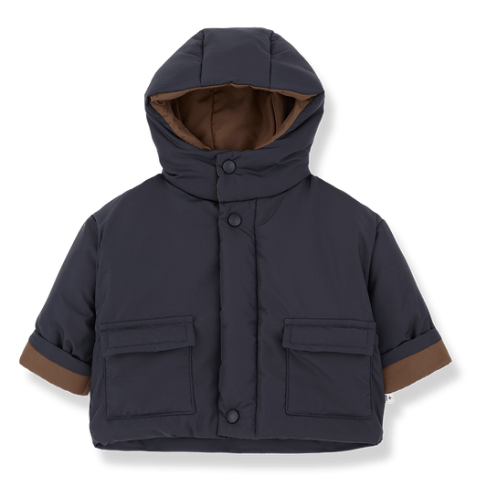 1+ In The Family | Gewatteerde Jas Oskar | Donkerblauw - 