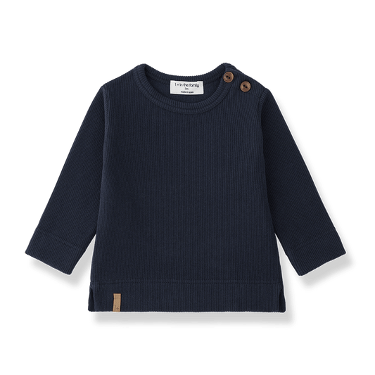 1+ In The Family | Longsleeve Pesaro | Blauw - 