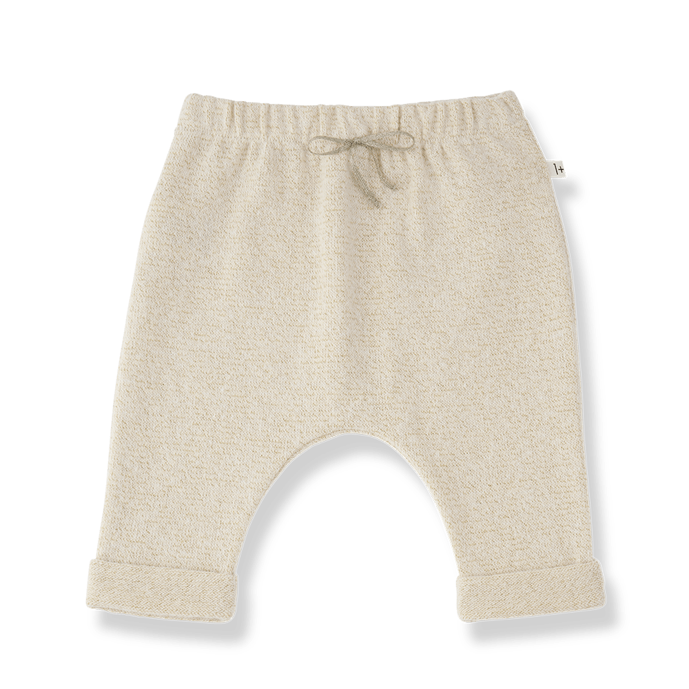 1+ In The Family | Newborn Broek Gordes | Ecru -