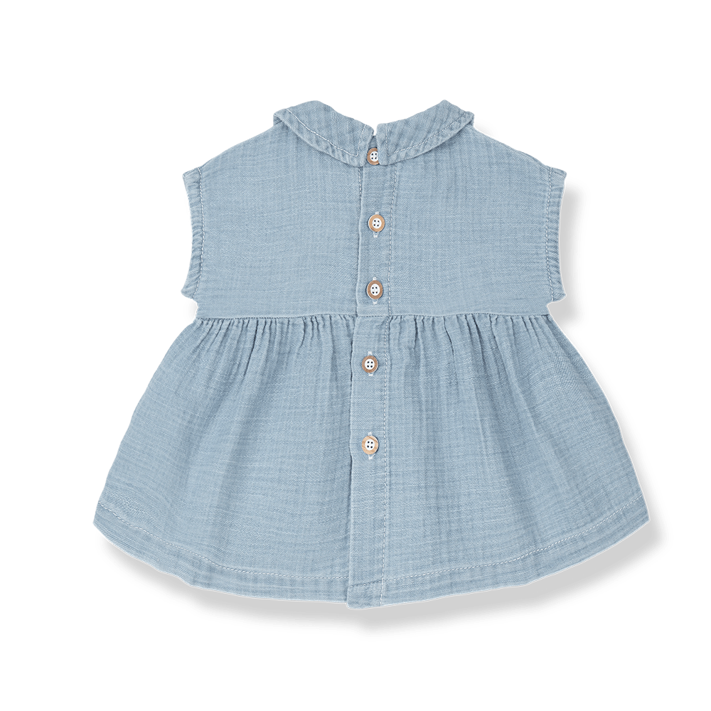 1+ In The Family | Newborn Jurk Arcadia | Denim - 