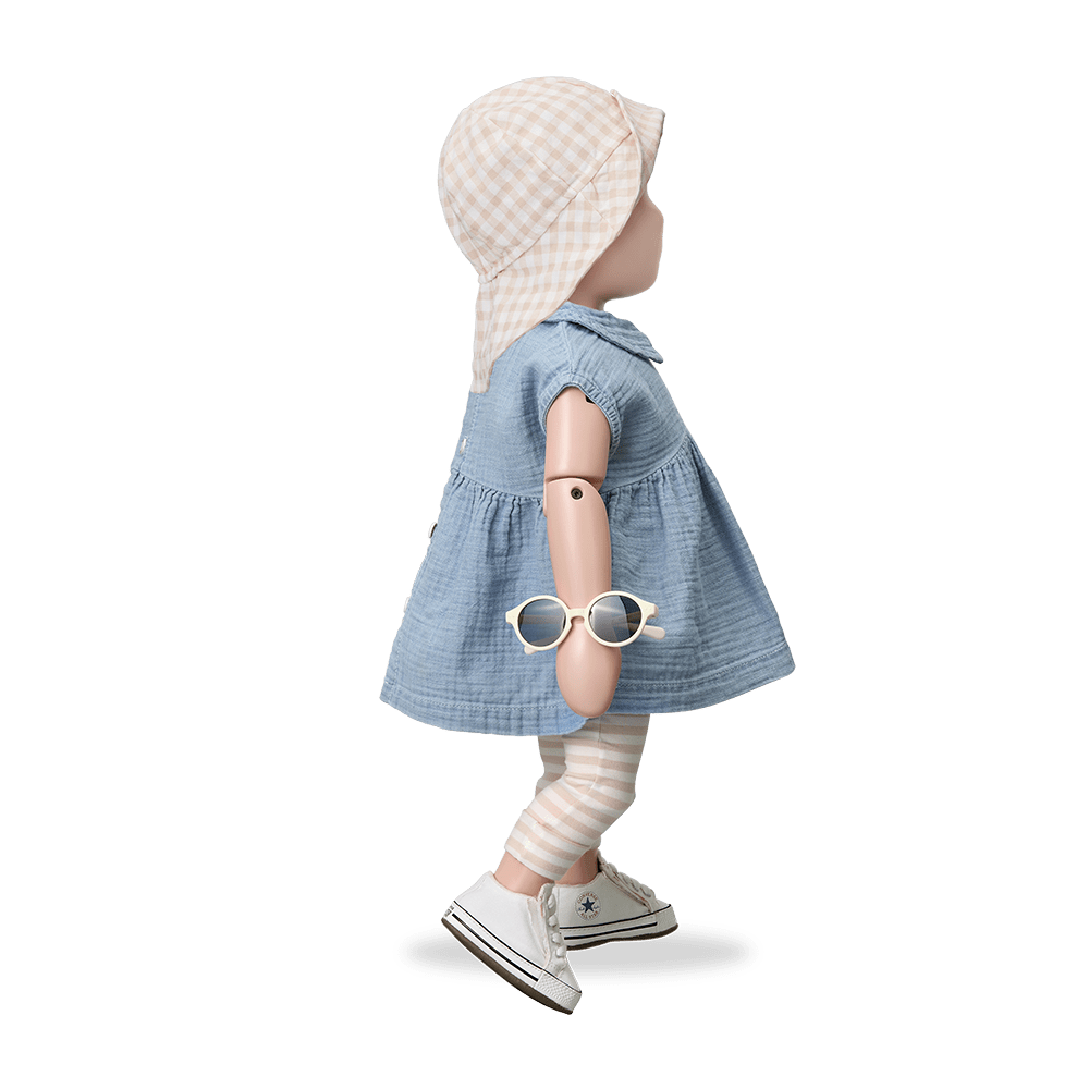 1+ In The Family | Newborn Jurk Arcadia | Denim - 