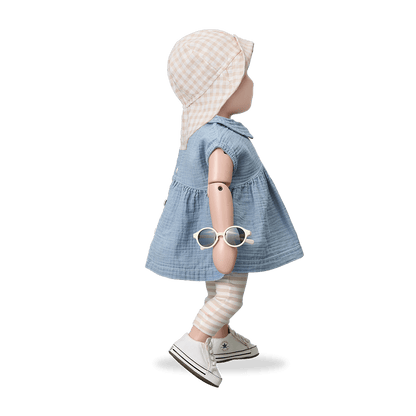 1+ In The Family | Newborn Jurk Arcadia | Denim - 