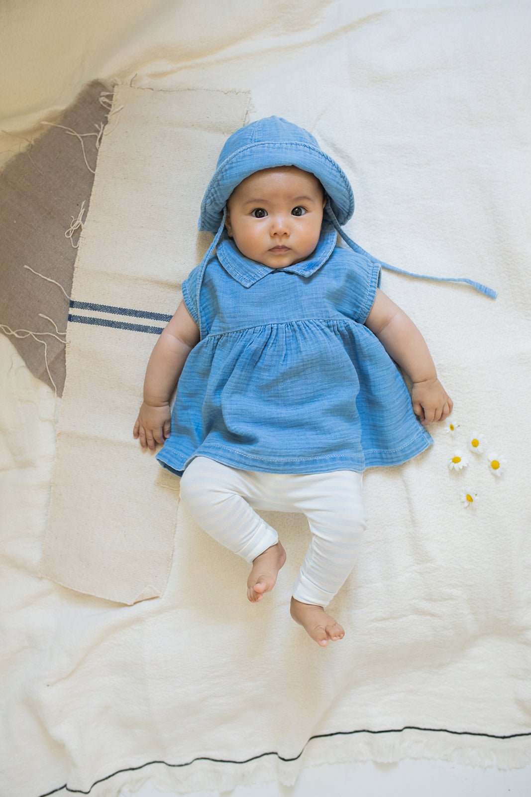 1+ In The Family | Newborn Jurk Arcadia | Denim - 