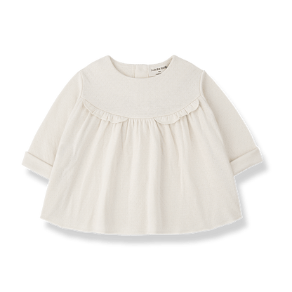 1+ In The Family | Newborn Jurk Fina | Ecru - 