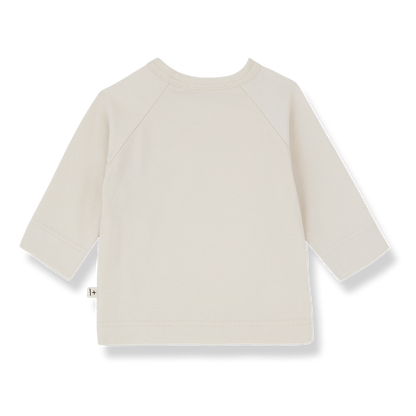1+ In The Family | Newborn Overslag Longsleeve Elodie | Ecru -