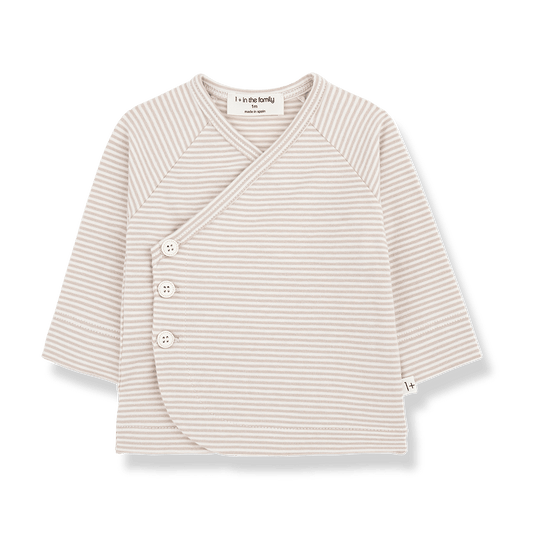 1+ In The Family | Newborn Overslag Longsleeve Idara | Beige - 