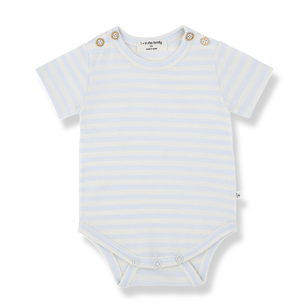 1+ In The Family | Newborn Romper Eloi | Misty Blue - 