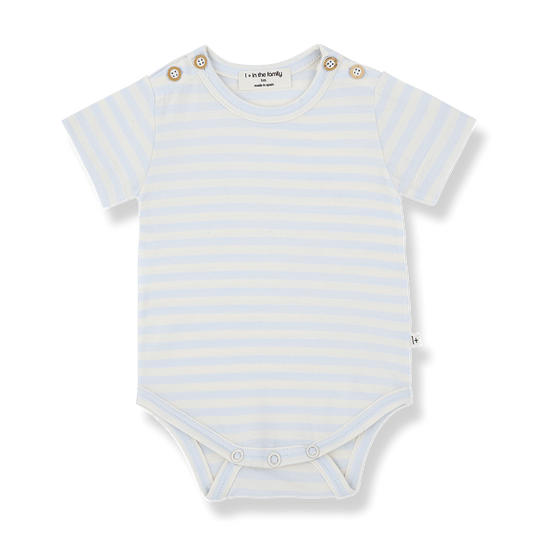 1+ In The Family | Newborn Romper Eloi | Misty Blue - 