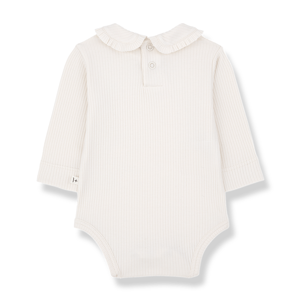 1+ In The Family | Newborn Romper Nina | Ecru - 