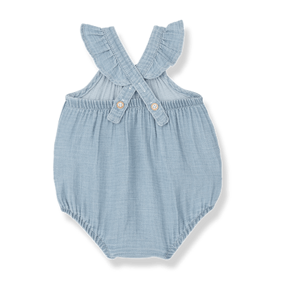 1+ In The Family | Newborn Romper Yanina | Denim - 