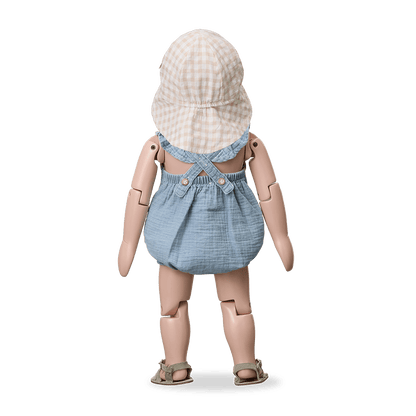 1+ In The Family | Newborn Romper Yanina | Denim - 