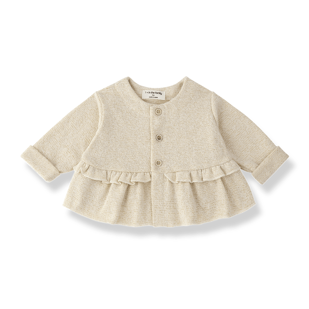 1+ In The Family | Newborn vestje Dinan | Ecru - 